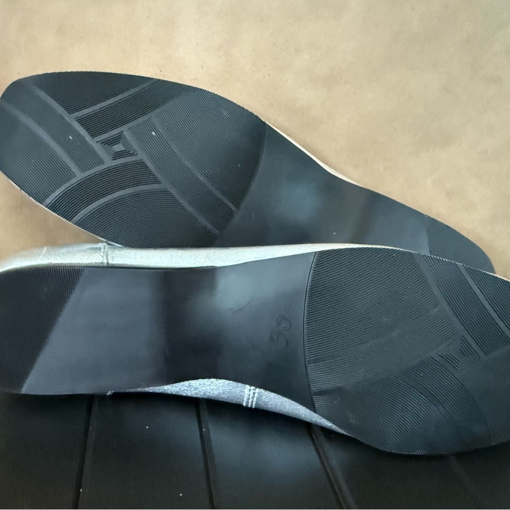 Metallic silver Women's Loafers Array - Picture 6 of 6